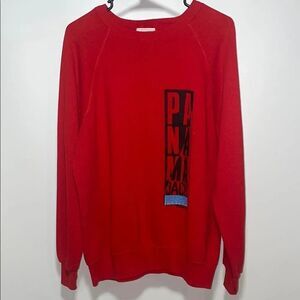 Vintage Panama Jack Red Men's Sweater